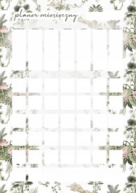 WALLVY magnetski kalendar za hladnjak, mjesečni planer, 40 x 56 cm