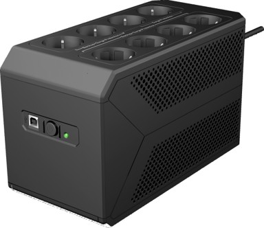 C-LION UPS P-Box 650, 650VA/360W, 8xSchuko, offline