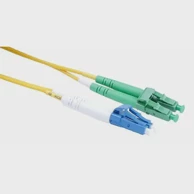 NFO Patch cord LC UPC–LC APC Singlemode 9/125 G.657A2 3 mm Duplex 2 m