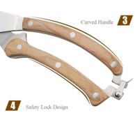 Vrtne škare od nehrđajućeg čelika