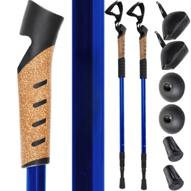 MG Trekking štapov Nordic, 63 -135 cm, plavi