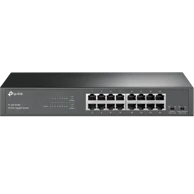TP-LINK Mrežni preklopnik TL-SG1016D V12, 16-portni Gigabit Ethernet, stolna/zidna montaža