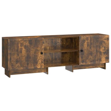 TV ormar, 150x31x50 cm, konstruirano drvo, dimljeni hrast