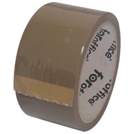 FOROFFICE Ljepljiva traka, akrilna, bešumna, 48 mm x 66 m, smeđa