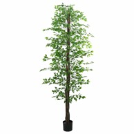 Umjetna biljka fikus, 1260 listova, 200 cm, zelena