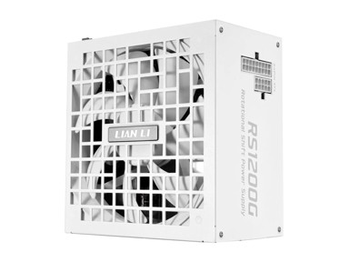 LIAN LI Napajanje za računalo RS 1200W, ATX, 80 Plus Gold, 12V-2×6, HUB, modularno, bijelo