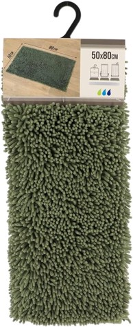 TENDANCE Kupaonski tepih mikrofibra 50X80 cm zeleni