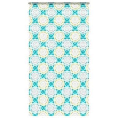 Rolo zavjesa za tuš s kazetom, 130x240 cm, ornament