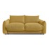 BOBOCHIC PARIS Žuta sklopiva sofa 214 cm Ernest, 214x120x87 cm