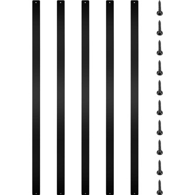 VEVOR Balustrade za palubu 75 x 2,5 cm crne boje