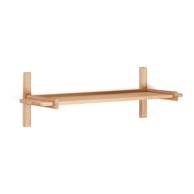 KAVE HOME Modularni sustav polica od punog hrasta u prirodnoj boji 90x28 cm Sitra 