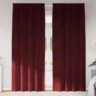 Zavjese za zamračivanje 140x260 cm 2kom, bordo