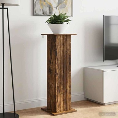 Stalak za biljke, 2 kom, 30,5 x 30 x 100,5 cm, dimljeni hrast