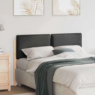 Tapecirano uzglavlje Prirodna i tamno siva 150 cm