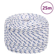 Brodski konop, bijeli, 6 mm, 25 m, od polipropilena