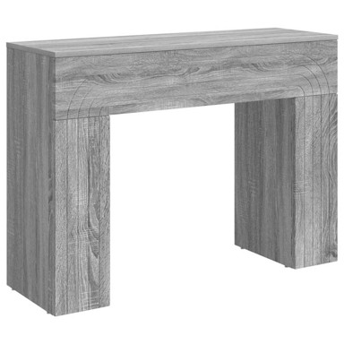 Stolić za kavu, 102 x 35 x 75 cm, konstruirano drvo, siva sonoma