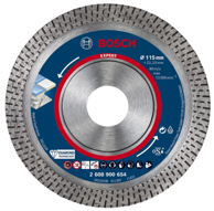 BOSCH Professional dijamantna rezna ploča Expert HardCeramic, 115 x 22,23 x 1,4 x 10 mm (2608900654)