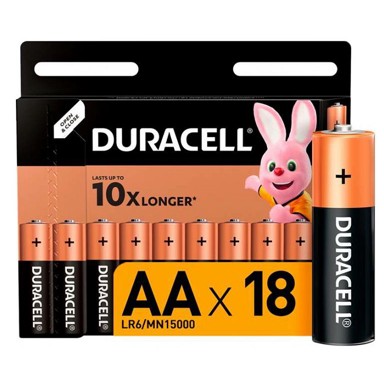 DURACELL Baterija Basic AA, 18 kom
