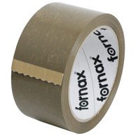 FORNAX Traka ljepljiva, 48 mm, 66 m, solvent, 28 my, smeđa