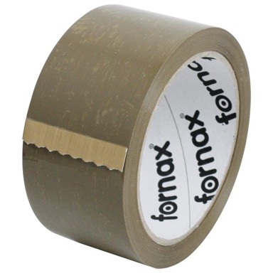 FORNAX Traka ljepljiva, 48 mm, 66 m, solvent, 28 my, smeđa
