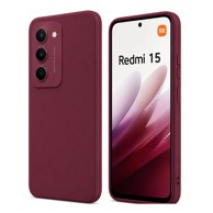 +CLASS Silikonska maskica, za Xiaomi Redmi 15 4G/5G, bordo