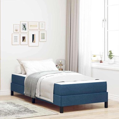 Boxspring krevet, 90x190 cm, plavi