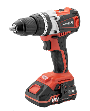 PRAKTIK TOOLS Akumulatorska bušilica PTQ 092 18V