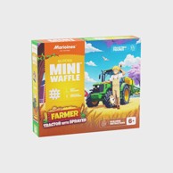 MARIOINEX Set za slaganje Mini Waffle Farmer Tractor with Sprayer 50 kom
