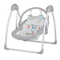 COCCOLLE Njihalica za bebe VELIO, siva