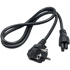 AKYGA Strujni kabel za prijenosno računalo IEC C5 na CEE 7/7, 1 m, crna  