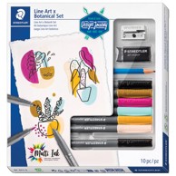 STAEDTLER Set Line Art Botanical Design Journey 61 371-2, pk10