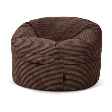 SLOWDOWN Tamno smeđa vreća za sjedenje od samta Roll 80