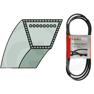 Pogonski remen, za Castel Garden TC12, TCP12, TCR12 i TCB