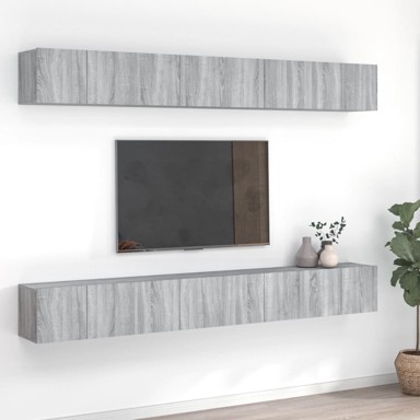 TV ormarići 8 kom boja hrasta 60 x 30 x 30 cm konstruirano drvo