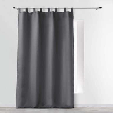 DOUCEUR D'INTÉRIEUR Tamno siva zavjesa 140x260 cm Essentiel