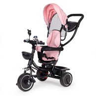 ECOTOYS Dječji tricikl, rotacija 360°, pink