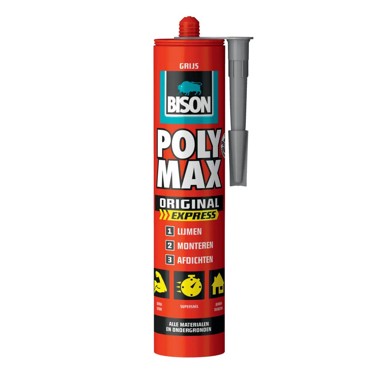 BISON Specijalno brtvilo Poly Max Express sivi 425 g
