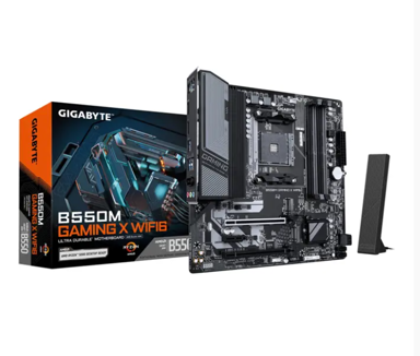 GIGABYTE Matična ploča B550M GAMING X WIFI6, AM4, B550, mATX, DDR4