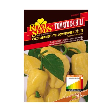 ROYAL SEEDS Sjeme povrća 46 čili habanero žuti