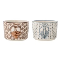 BLOOMINGVILLE Krem zdjelice u setu 2 kom od kamenine 230 ml Tonia 