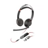 POLY slušalice Blackwire 5220 Stereo s adapterom i 3.5 mm priključkom, crne 