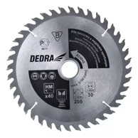 DEDRA Rezna ploča za drvo, 80 zuba, 250 × 30 mm
