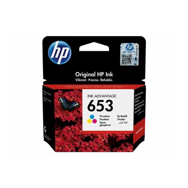 HP Tinta 653 ORIGINAL, trobojna, 200 str.