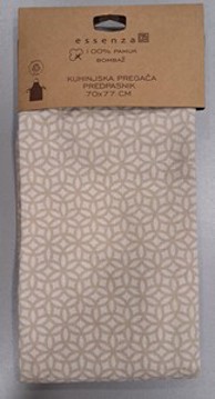 HRC Kuhinjska pregača printana, 70x77cm, bež