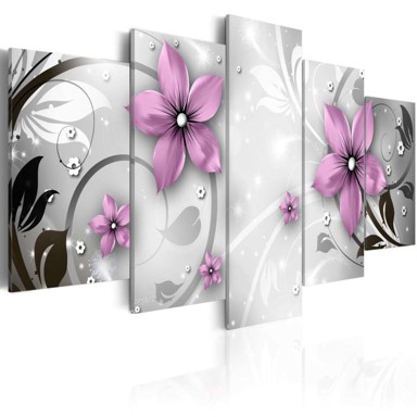 Slika Saucy flowers 100x50