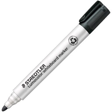 STAEDTLER Marker za bijelu ploču 2mm reciklirani Lumocolor 351-9 crni