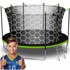 NEO-SPORT Vrtni trampolin 15 ft / 465 cm s unutarnjom zaštitnom mrežom i ljestvama