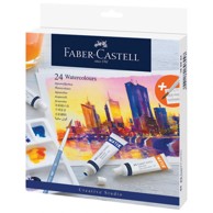 FABER-CASTELL Vodene boje u tubi, 24 x 9 ml, paleta, kist