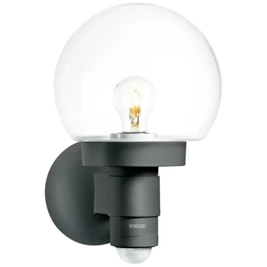 Zidna lampa Steinel, E27, 60W, sa senzorom, antracit