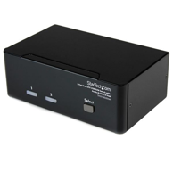 STARTECH KVM preklopnik SV231DD2DUA, DVI-I, USB, 2048 x 1536, crni